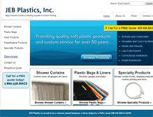 Tablet Screenshot of jebplastics.com